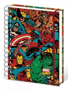 Marvel - Retro Collage A5 Notebook