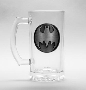 Batman Logo - DC Comics Glass Stein
