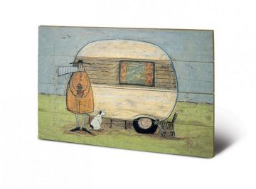 Sam Toft - A Home From Home Wooden Wall Art