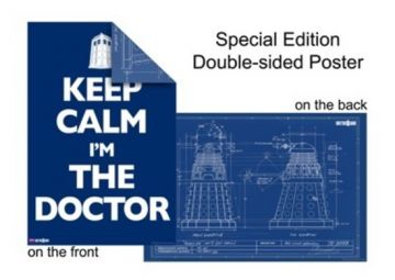 Dr Who - Dalek Blueprint/Keep Calm Dbl Sideds