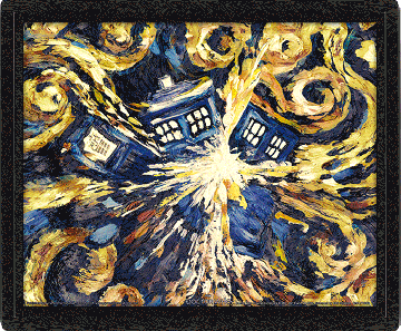 Doctor Who - Exploding Tardis Framed 3D Lenticular