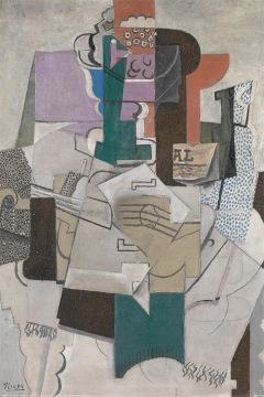 Picasso - Fruit Dish, Bottle and Violin