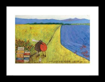 Sam Toft - I Would Walk To the End Of The World With You Framed Art Print