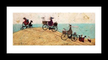Sam Toft - Electric Bike Ride Framed Art Print